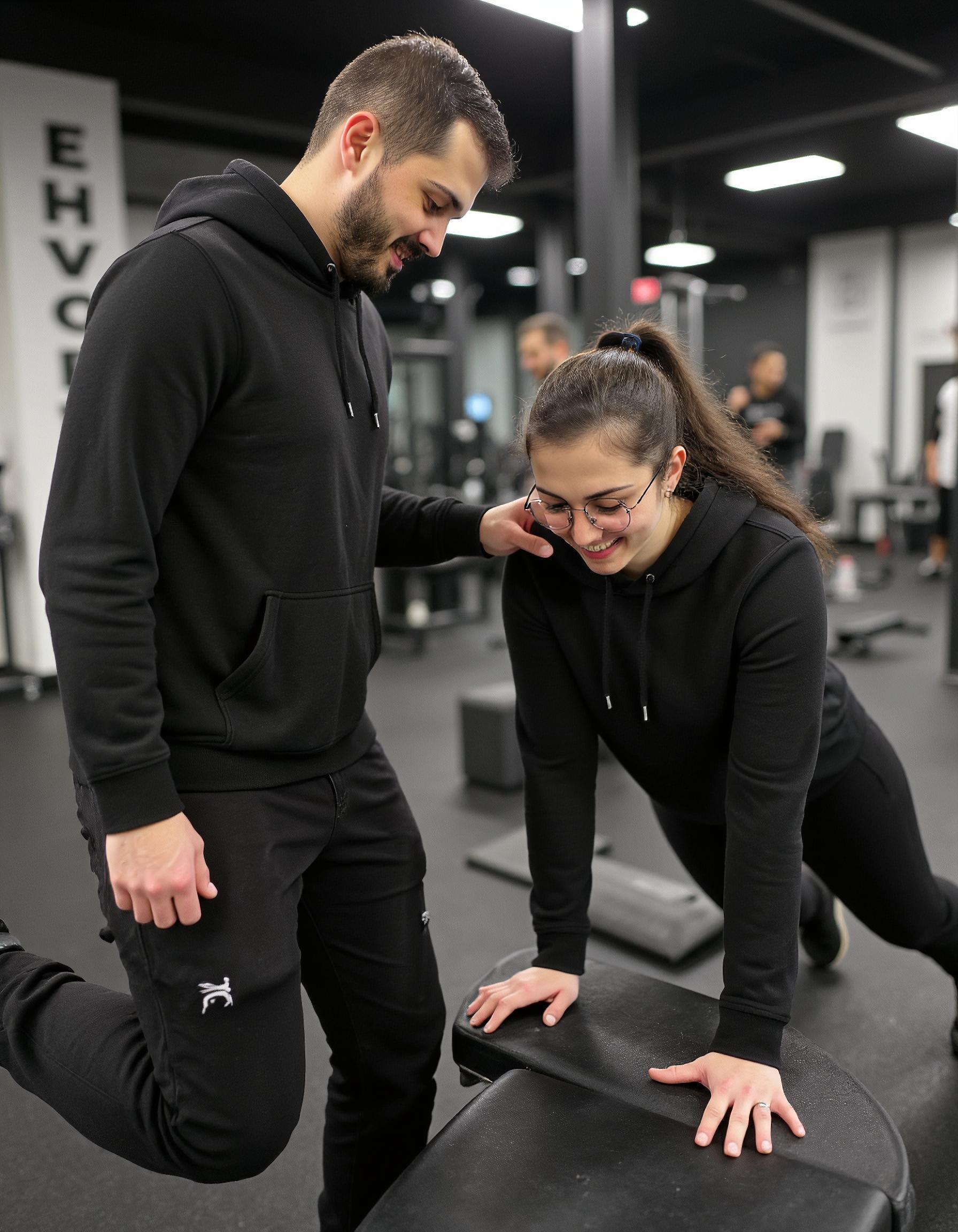 Personal Training mit Frau in Osnabrück Bank